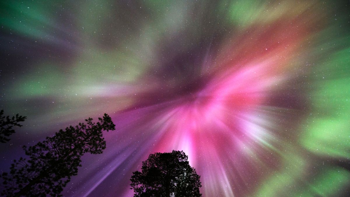 Earth's thermosphere reached its highest temperature in 20 years after being bombarded by a solar storm.